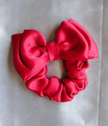 SILK SATIN BOW SCRUNCHIE